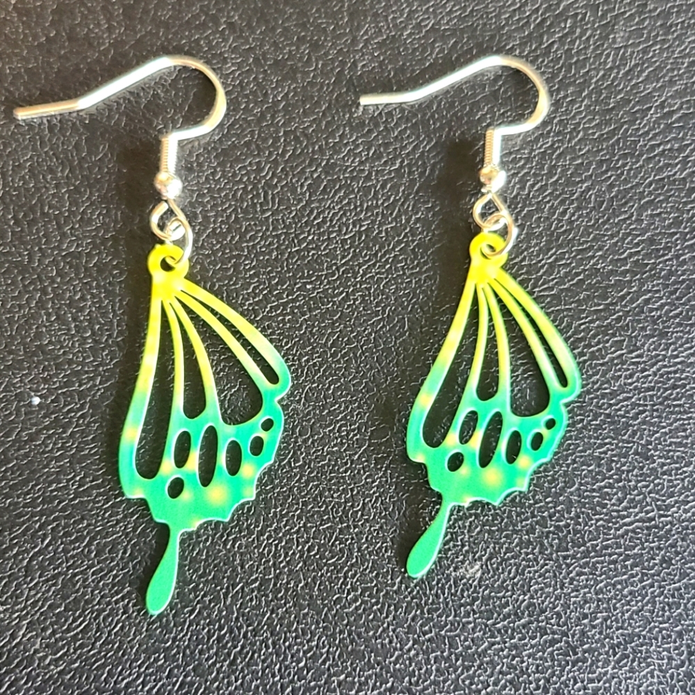 Handcrafted Butterfly Wing Earrings
